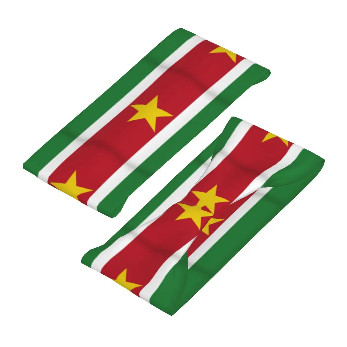 Custom Flag Of Suriname Sport fasce per donna uomo elastico traspirante palestra Sweatband