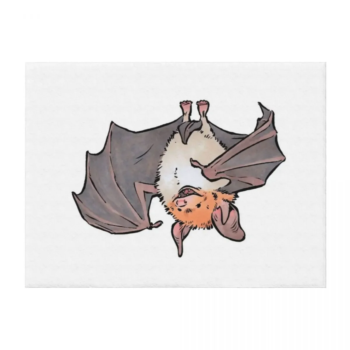 

Greater mouse-eared bat Throw Blanket Softest for winter Sleeping Bag Soft Plaid Blankets
