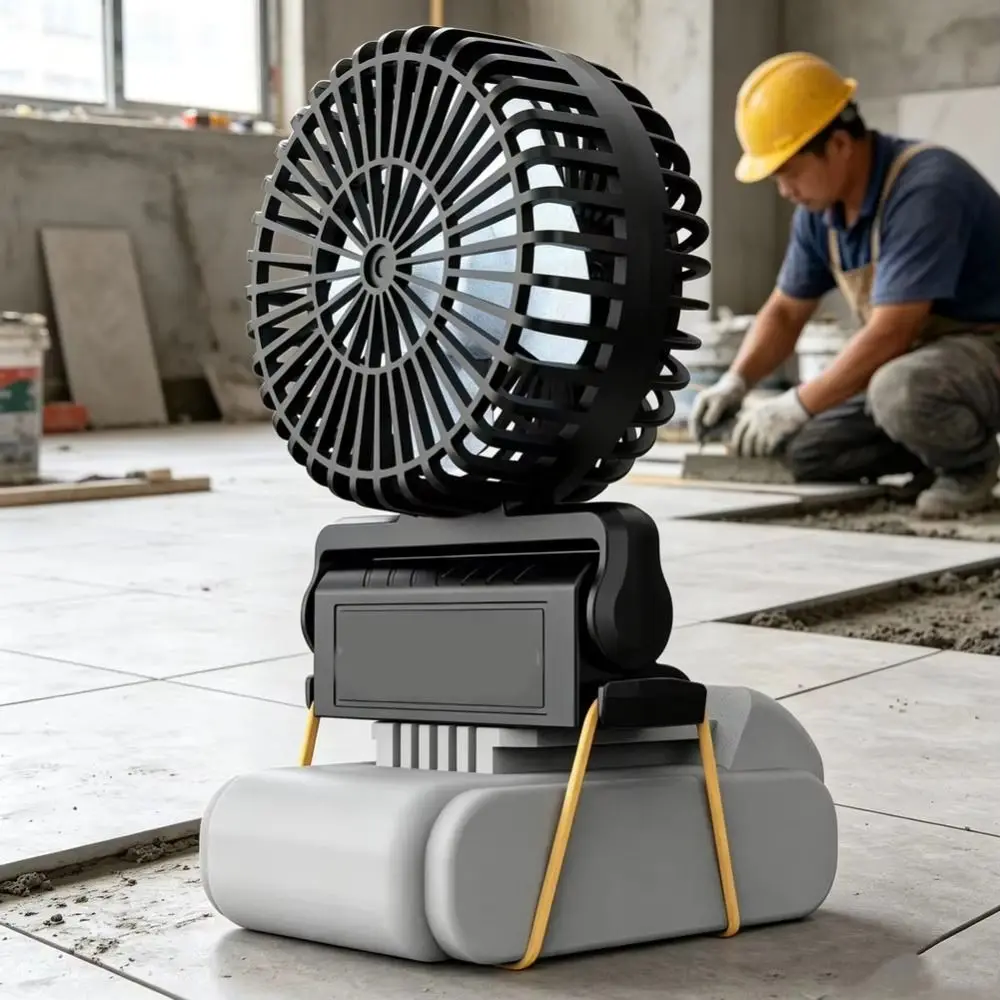 14-21V Battery Lithium Battery Fan Angle Adjustable Adjustable Fan Speeds Rechargeable Electric Fan High Speed