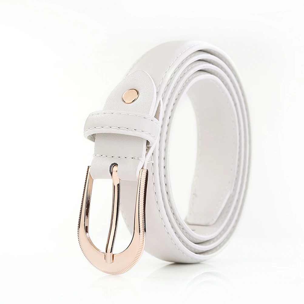 

Belts Pin Buckle Adjustable Length Stylish Minimalist Design Women Belts For Jeans Jeans Pants Dress Solid Color
