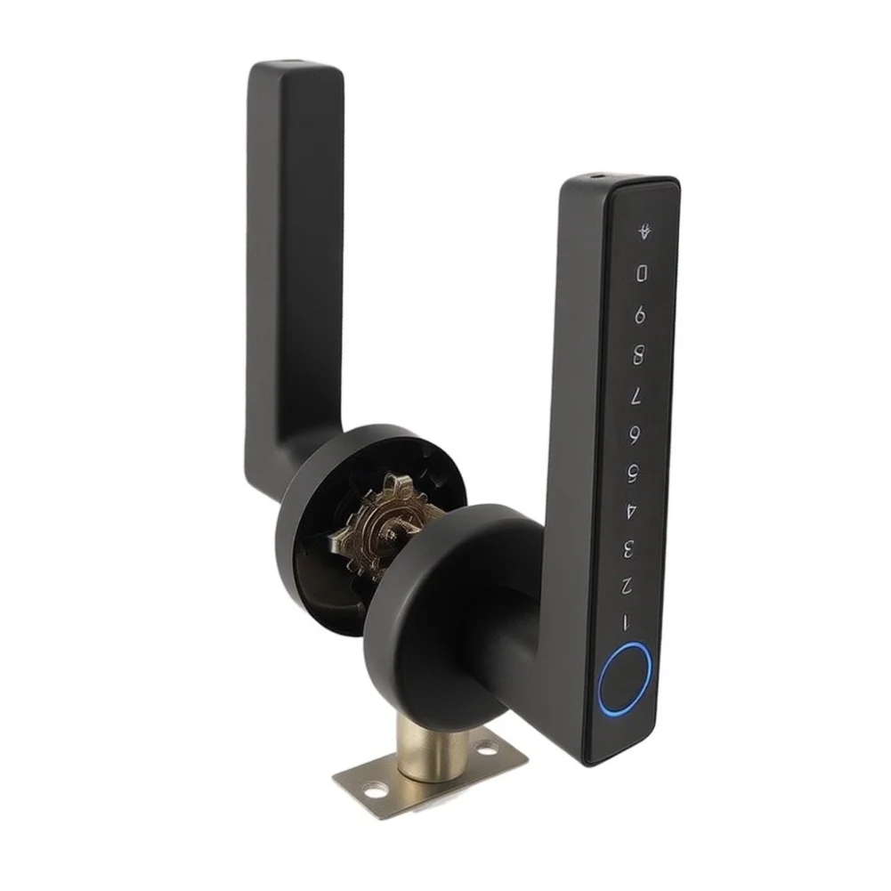 Biometric Door Security System with Fingerprint Scanner Keypad and IC Card Support for Residential Interior Doors
