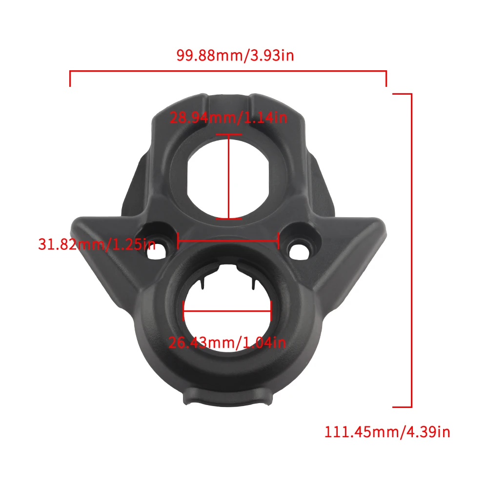 For Surron Light Bee X E-Bike Central Control Decoration Decorative Cover Protection Carbon Fiber Motocross Equipments Parts