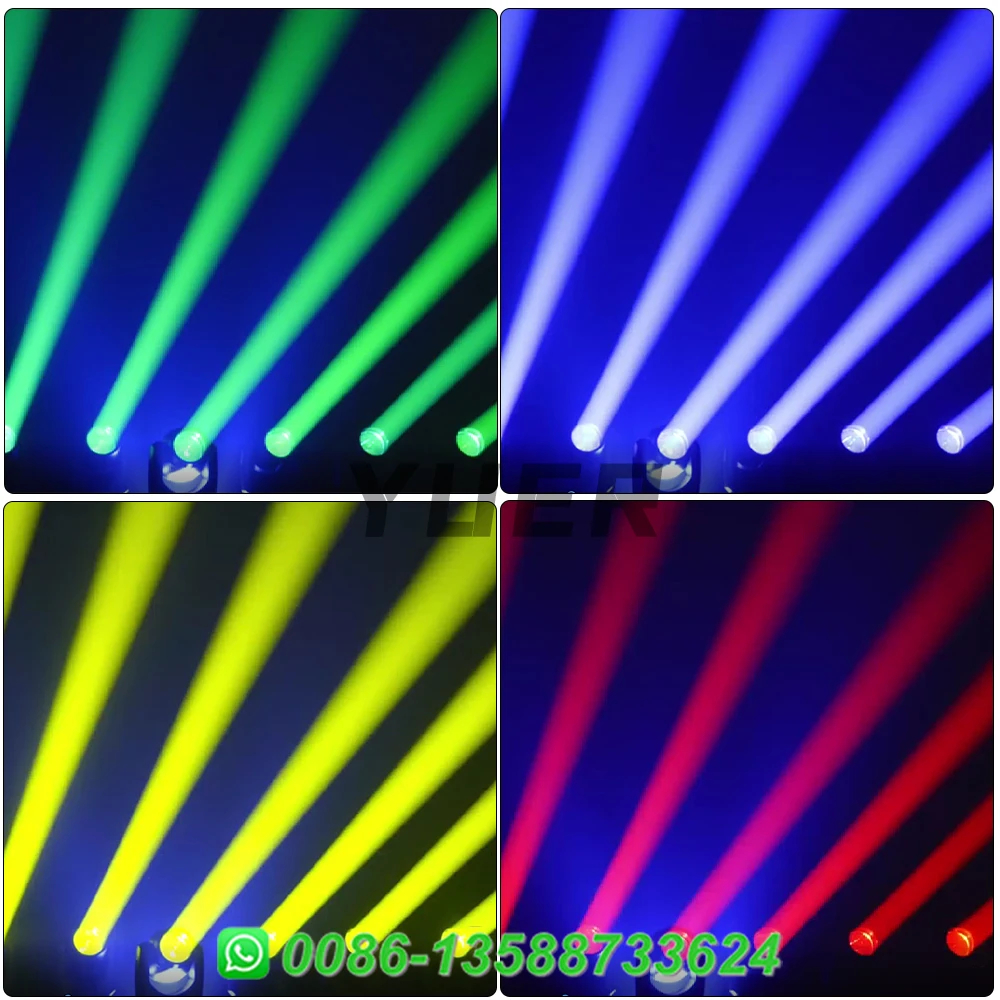 Imagem -06 - Feixe Moving Head Light com Padrões 180w Feixe 18 Prismas Dmx dj Disco Club Festa de Casamento Palco Efeito de Iluminação Pcs por Lote