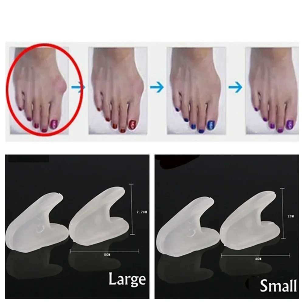 Delysia King 2Pcs Silicone Toe Separator