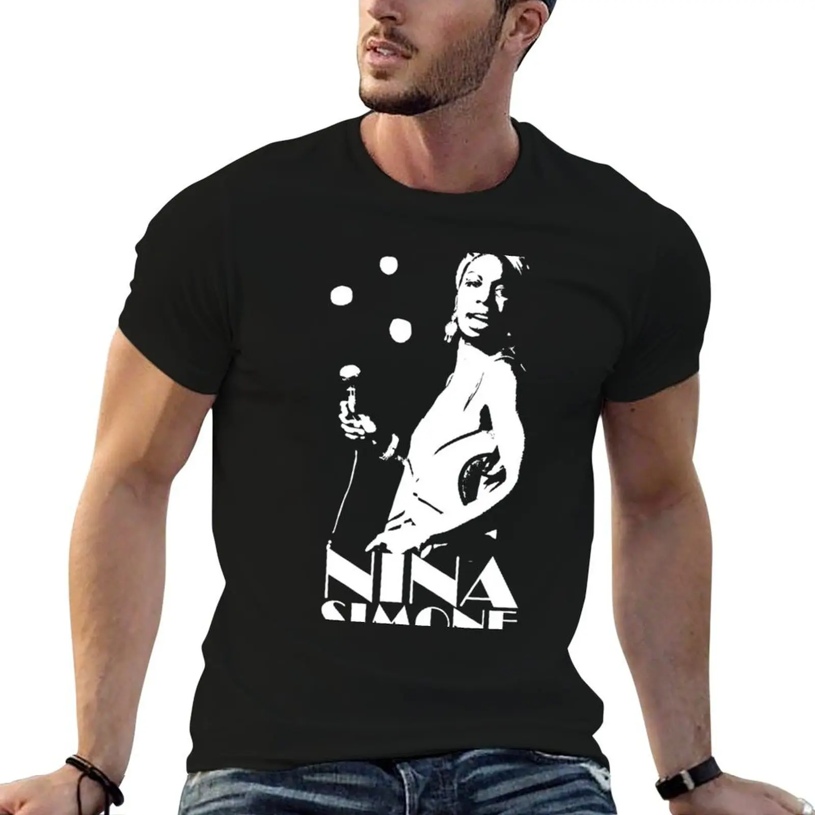 

Nina Simone T-Shirt black cotton t-shirt plain for man package t shirt personalised essential t shirt T-shirt