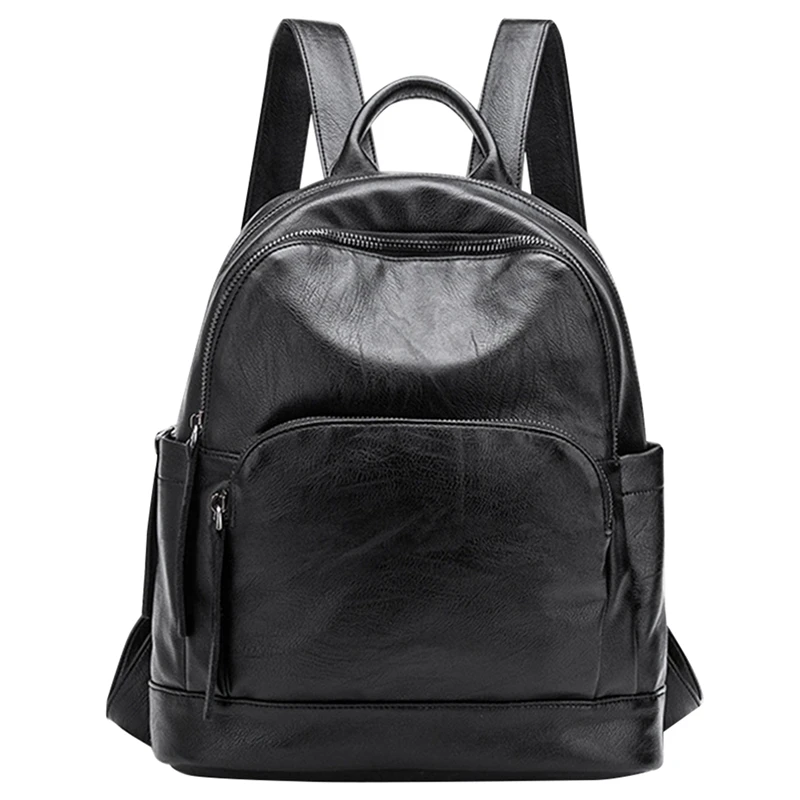 

Leather Backpack Small Soft Leather Leather Ladies Backpack Student School Bag Shoulder Bag Leisure