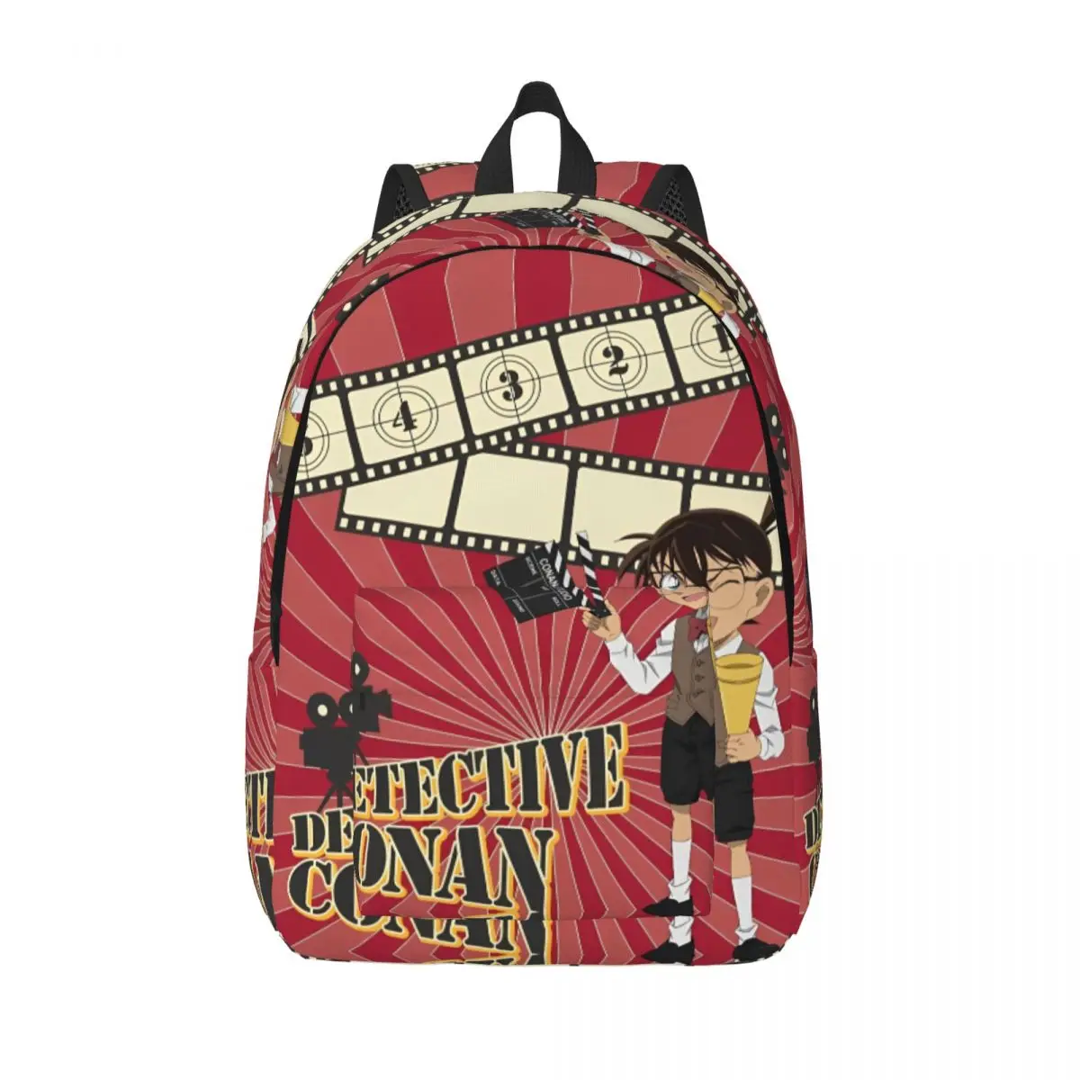 

Vintage 90s Detective Conan Anime Backpack Men Women Teenage School Business Daypack Cartoon Laptop Computer Canvas Bags Gift