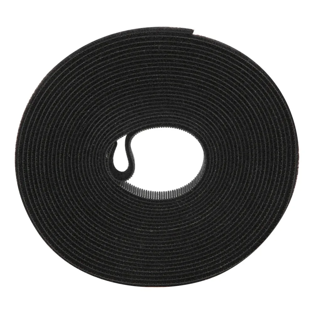 4 Pcs Durable Reusable Hook and Loop Tape Adjustable Heavy Duty Double-Sided Straps Hook and Loop Roll Home Office