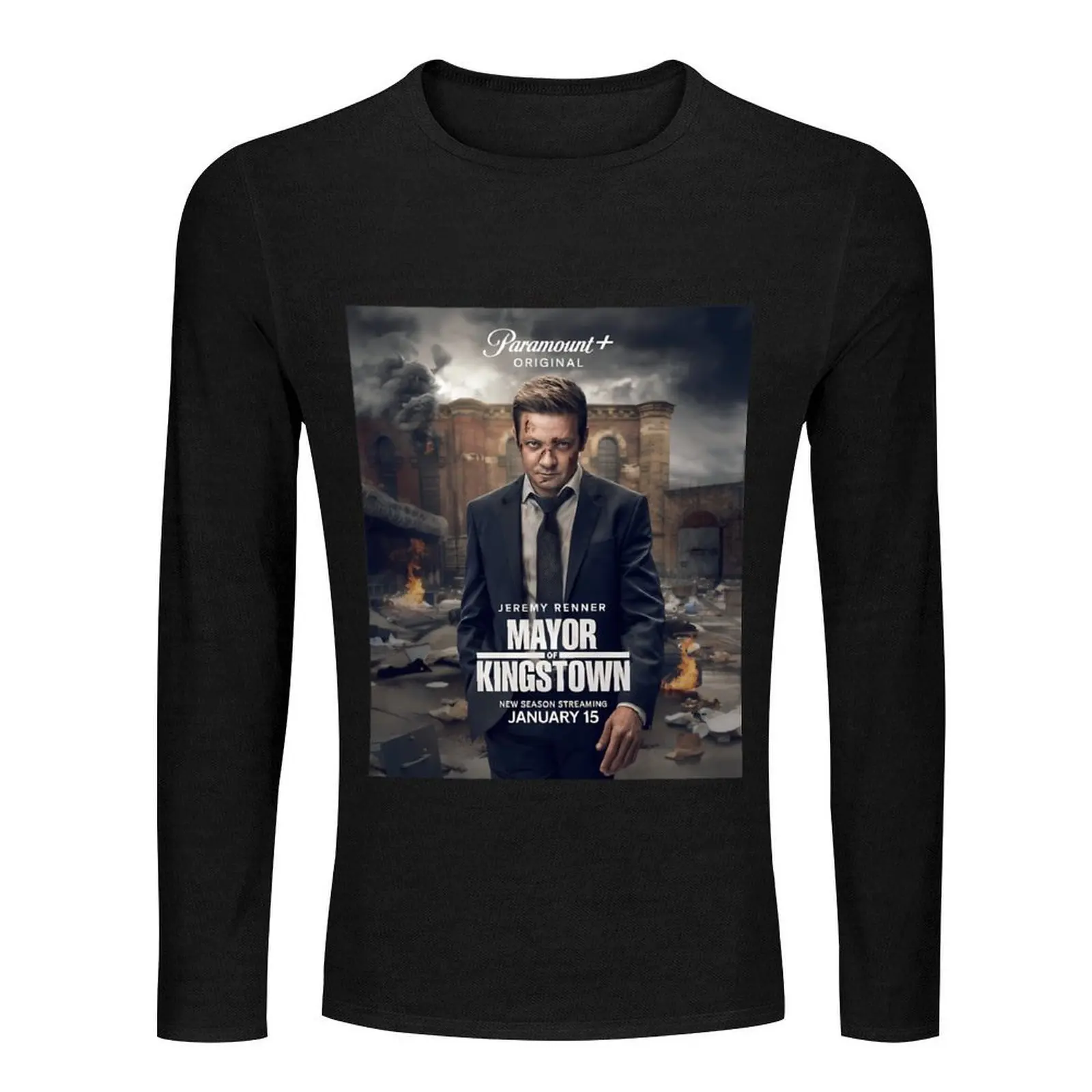 عمدة المملكة تي شيرت طويل المتضخم تي شيرت بلايز حجم كبير بلايز المتضخم تي شيرت تي شيرت رجالي