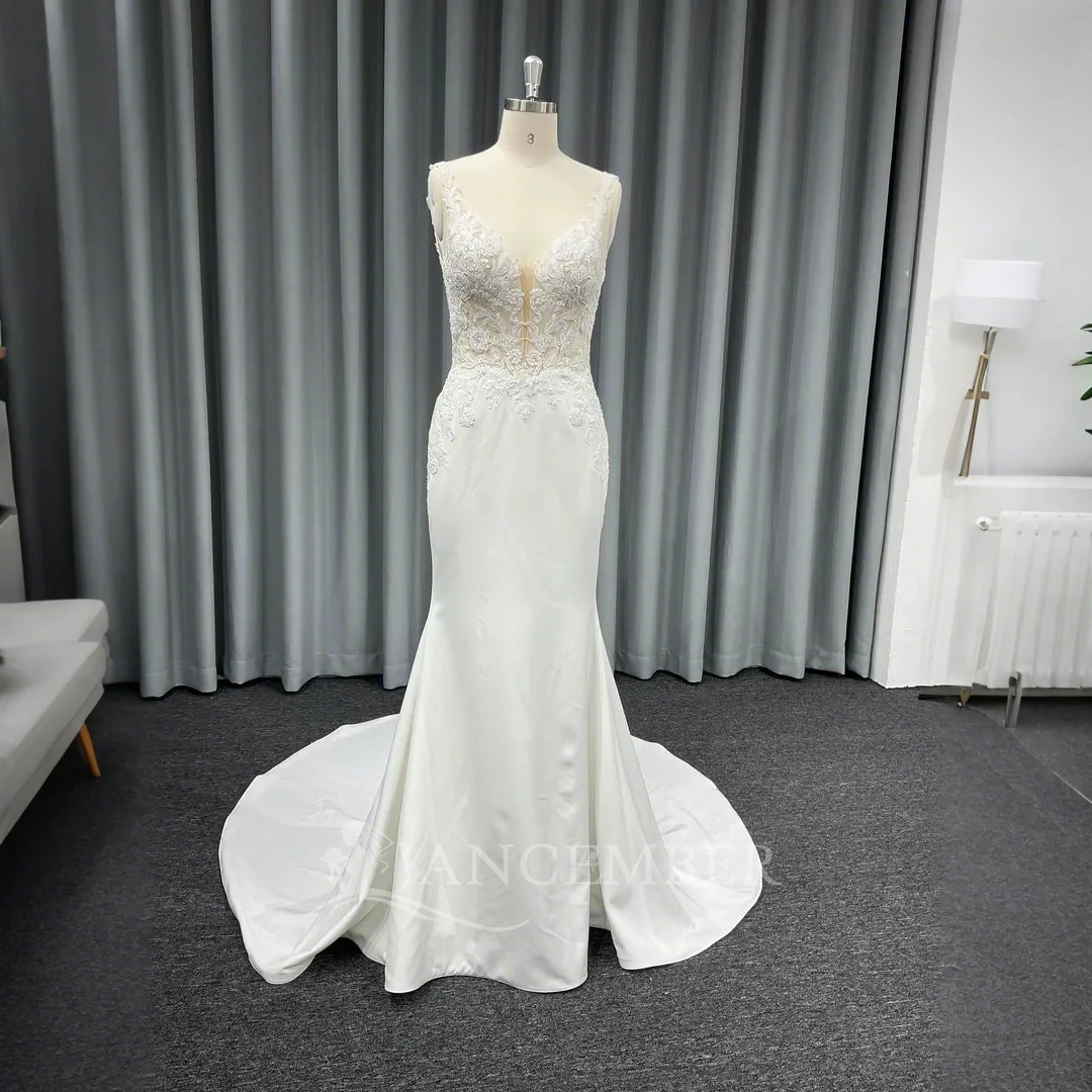 

Изысканные свадебные платья, великолепные свадебные наряды, кружевные многоярусные платья, на бретельках-спагетти, с открытой спиной, Vestidos De Novia, на заказ, 2026