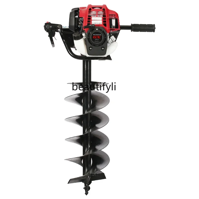 

NNTwo-stroke high-power portable orchard planting drilling and digging agricultural pile driver