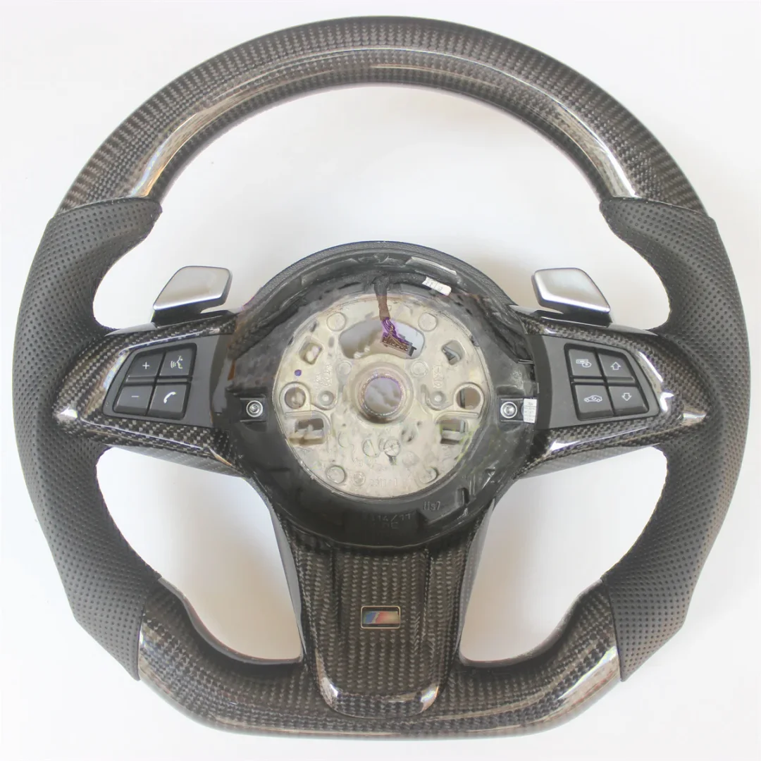 

Replacement For BMW Z4 E89 Real Carbon Fiber Leather Steering Wheel 2009-2016