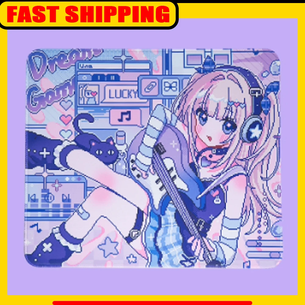 

Коврик для мыши Dream GAMER Una-V2-KON, гладкий и быстрый коврик для мыши в стиле FPS, приятный для кожи, защищающий от пота, для CSGO Valorant, аксессуары для ПК, подарки