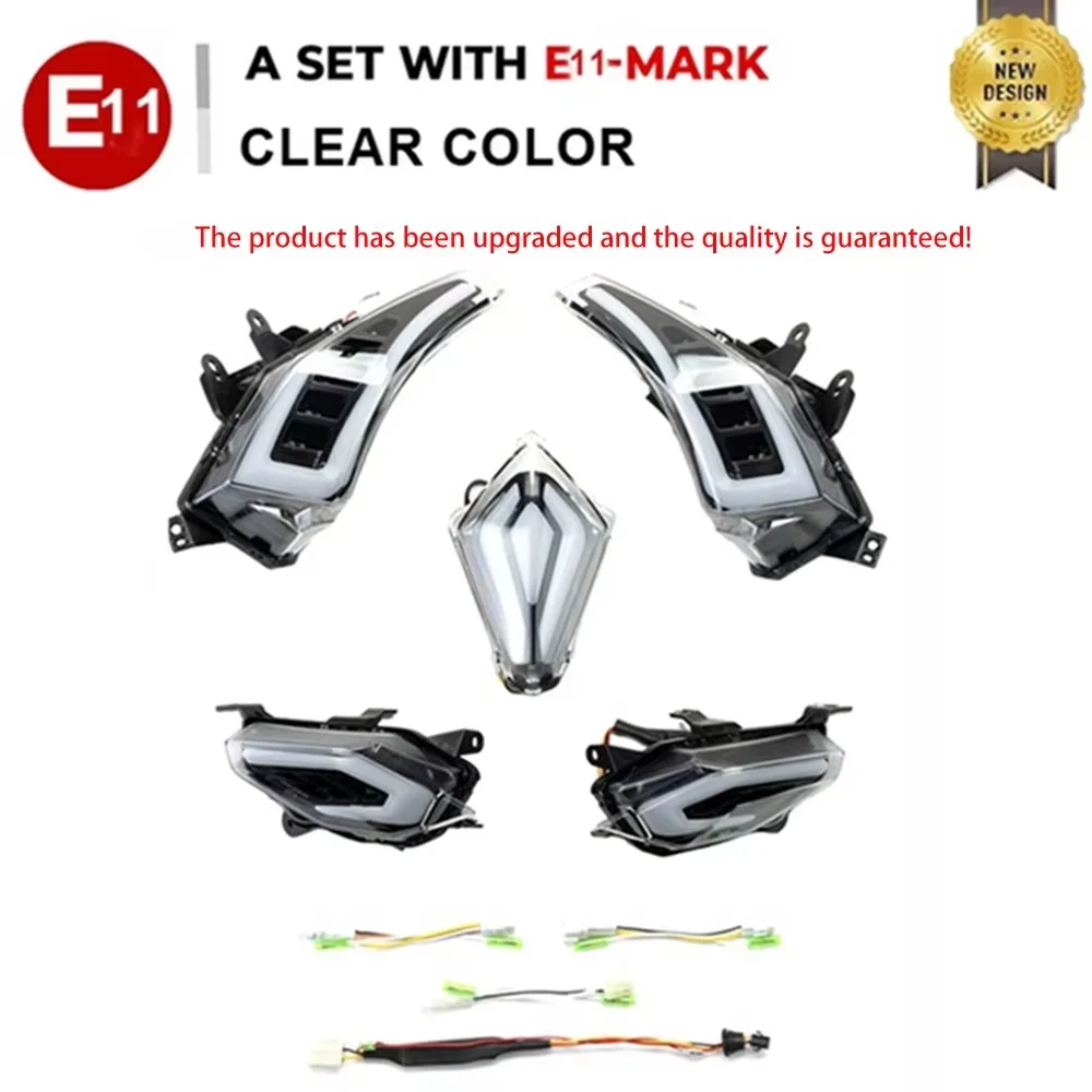 Tmax 530 xp530 Led Richtingaanwijzer Achterlicht Remlicht Richtingaanwijzer Achterlicht Voor YAMAHA Tmax530 T-Max530 2012-2016 E-MARK