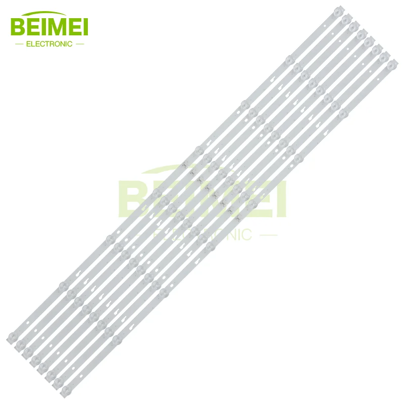 LED Backlight TV Strip para Toshiba, 8 LED, 3V, JL.D43081330-140FS-M, L42E9600, 43L2600C, 43L26CMC, 43in