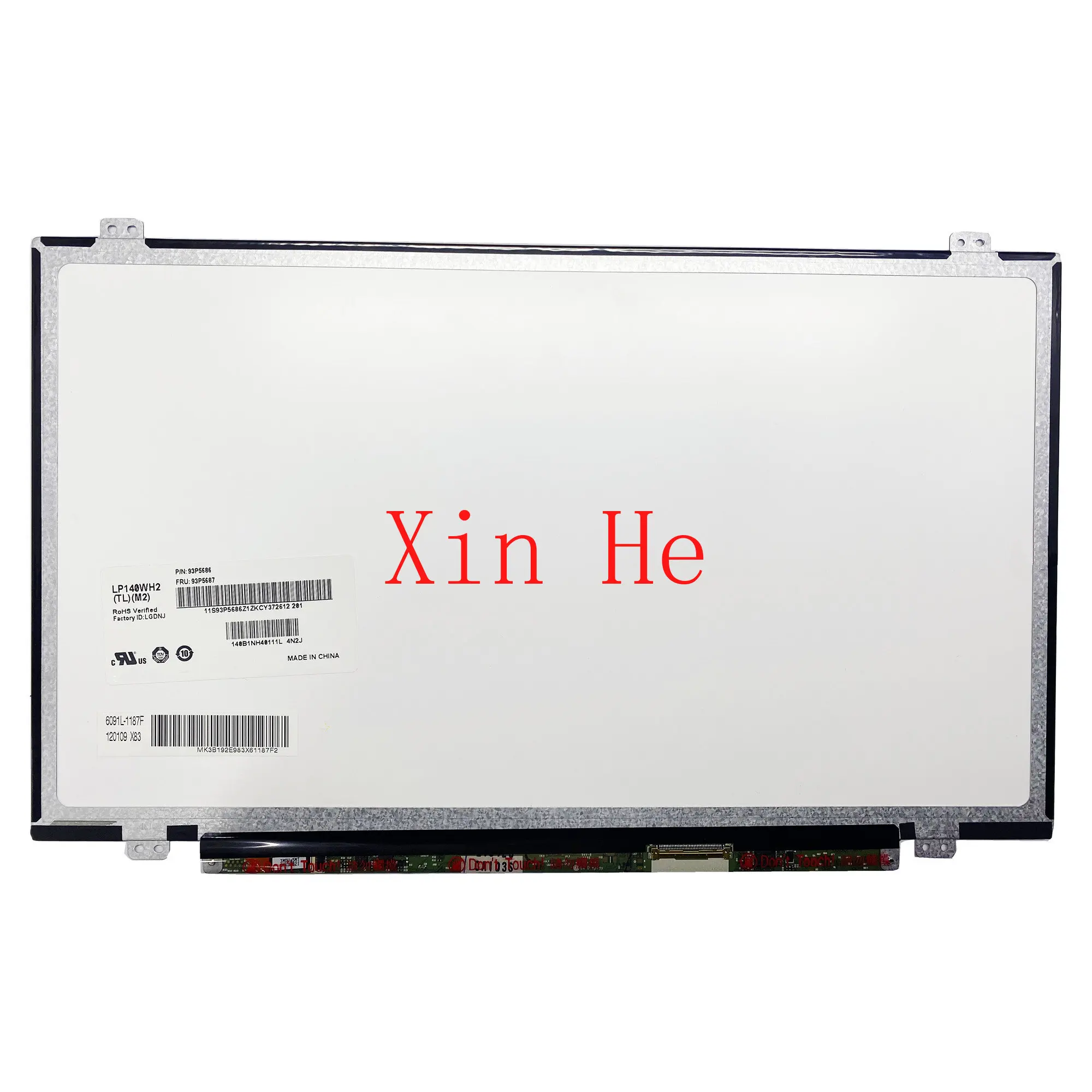 LP140WH2-TLM2 LP140WH2-TLE2 B140XW03 V.0 HB140WX1-300 400 B140XTN02.3 M140NWR2 R1 1366*768 LVDS 40 Pins