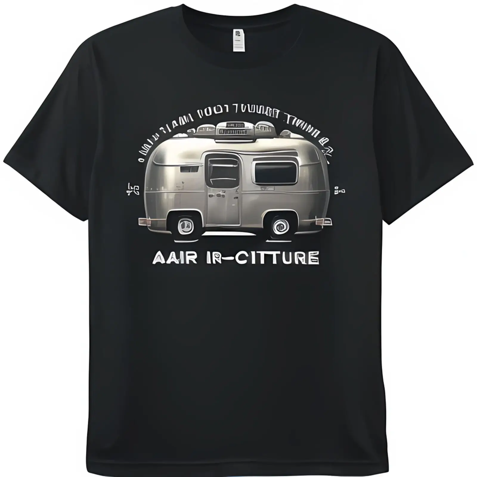 Vintage Airstream Travel Trailer T-Shirt Tactile Culture Design Retro T-Shirt