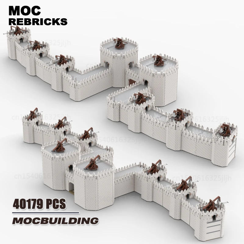 UCS Famous Film Scene White Tree Moc Building Blocks Castle Architecture Technology Bricks Large Model Assembly Collection Toys