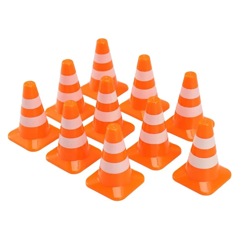 cones-de-transito-miniatura-bnvn-kit-com-10-pecas-cones-de-construcao-sinais-de-transito-para-criancas