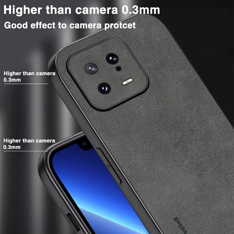 For Xiaomi 13 Pro Phone Case The Abrasive Leather Is Fully Covered with A Waterproof Protective Lens Case