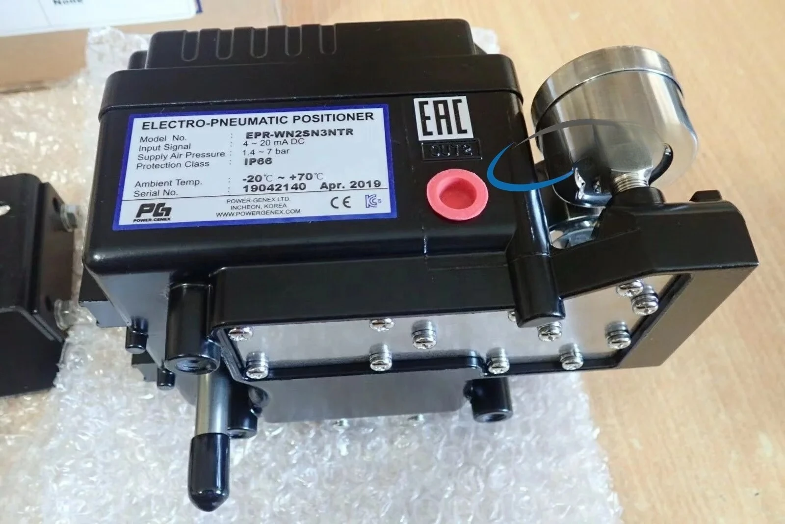 

Power-Genex Original Korea Electro Pneumatic Positioner EPR-WN2SN3NTR Industrial Control Equipment