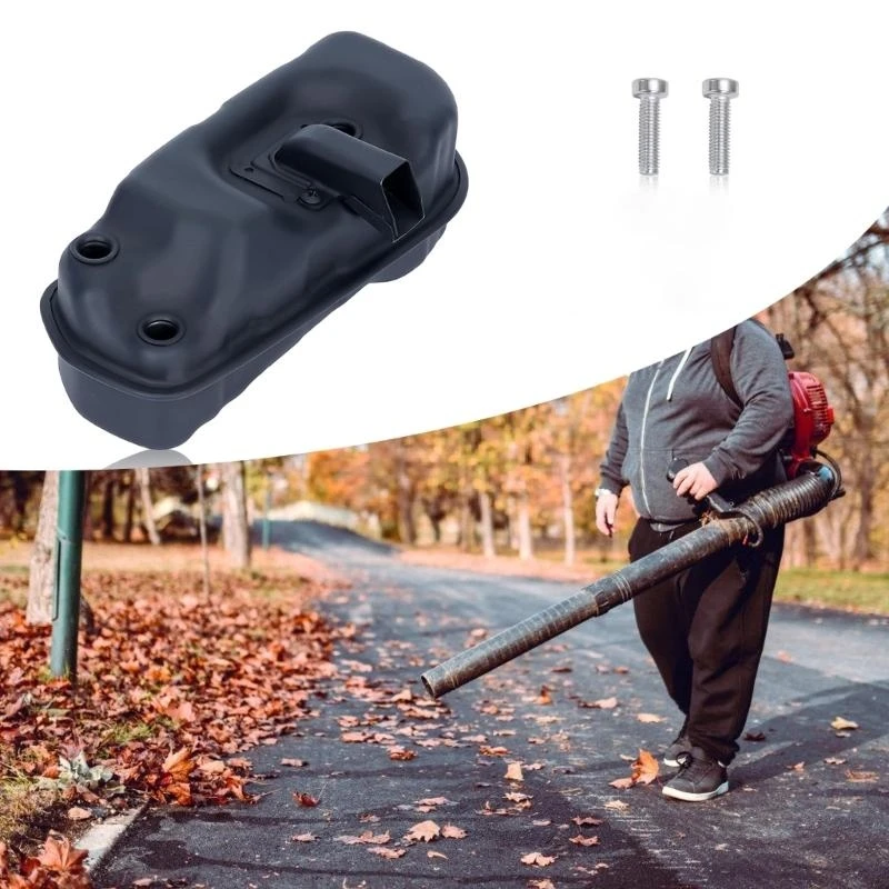 Complete Exhaust Muffler Replacement Package For BR800C Gas Blowers Includes Sealing Gaskets M4YD