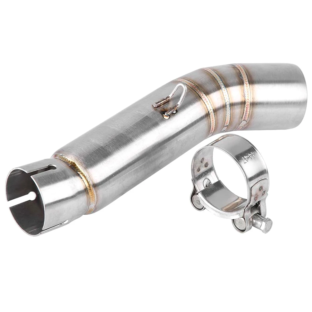 alone Hot Sale Very Durable Motorcycle 51mm 2" Muffler Exhaust Link Pipe for Honda CBR500R CB500X CBR400R CB400X 2013-5