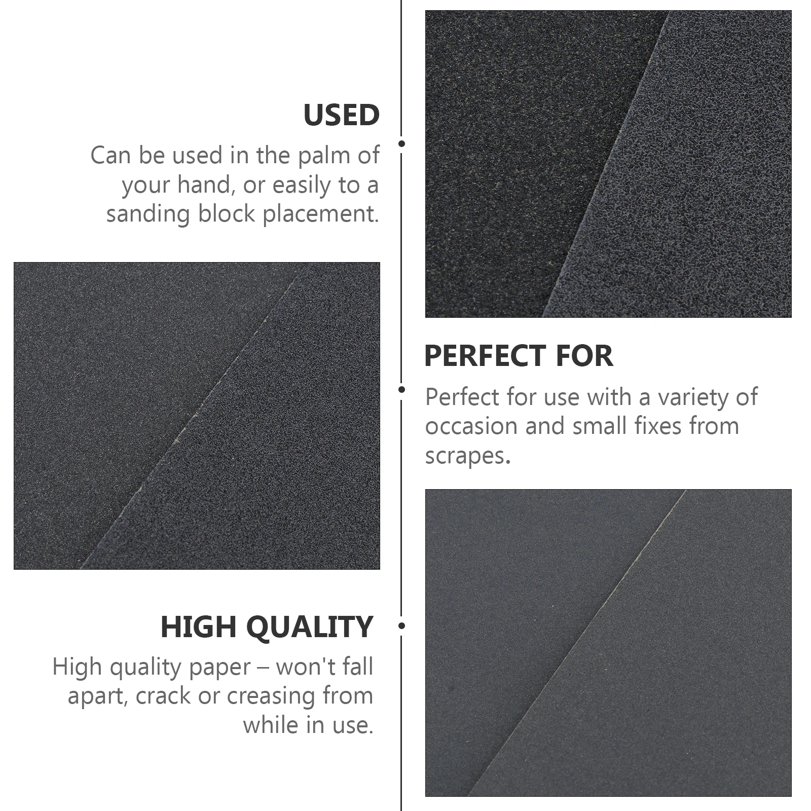 

42 Pcs Sandpaper Set Premium Sanding Furniture Sleek Finishing for Wood Wet Dry Handheld