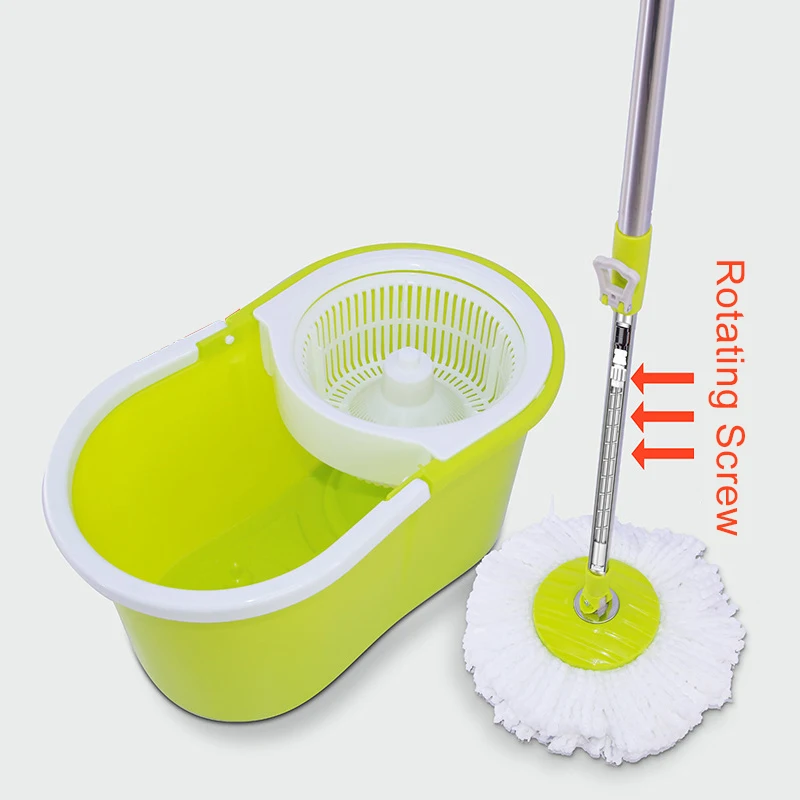 Automatic Spin Mop Hand Free Household Wooden Floor Cleaning Microfiber Pads Floor Mop with Bucket Magic Mop