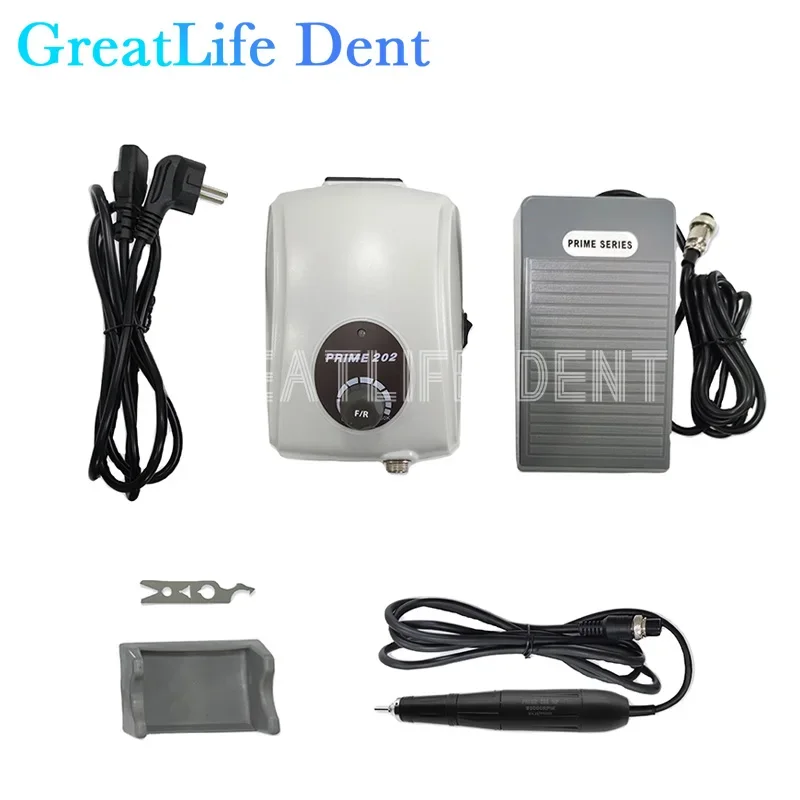 GreatLife Dent 100W 50000 Rpm High speed Dental Micromotor Handpiece PRIME 202 Brushless Machine For Dental Polishing