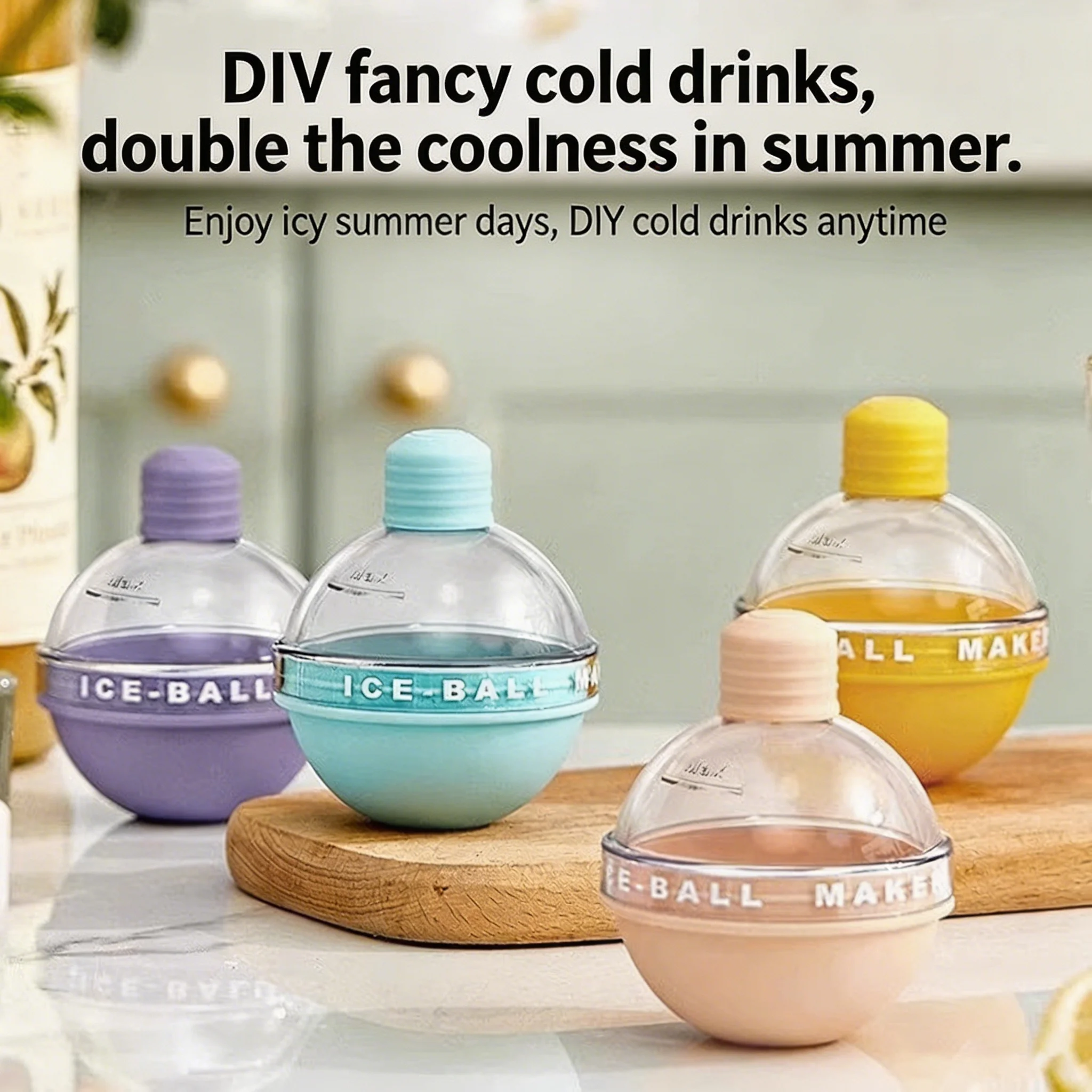 Popular Bulb Shaped Ice Ball Mold Food Grade Silicone Ice Cube Tray Whiskey Round Ice Maker Household Easy Release Ice Making To