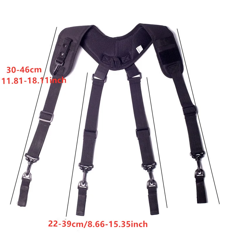 حمالات تكتيكية خارجية للرجال ، حمالات معدات قابلة للتعديل ، تسخير حزام العمل ، حزام القتال والاستعداد ، حمالات تكتيكية من النوع X ، جديدة