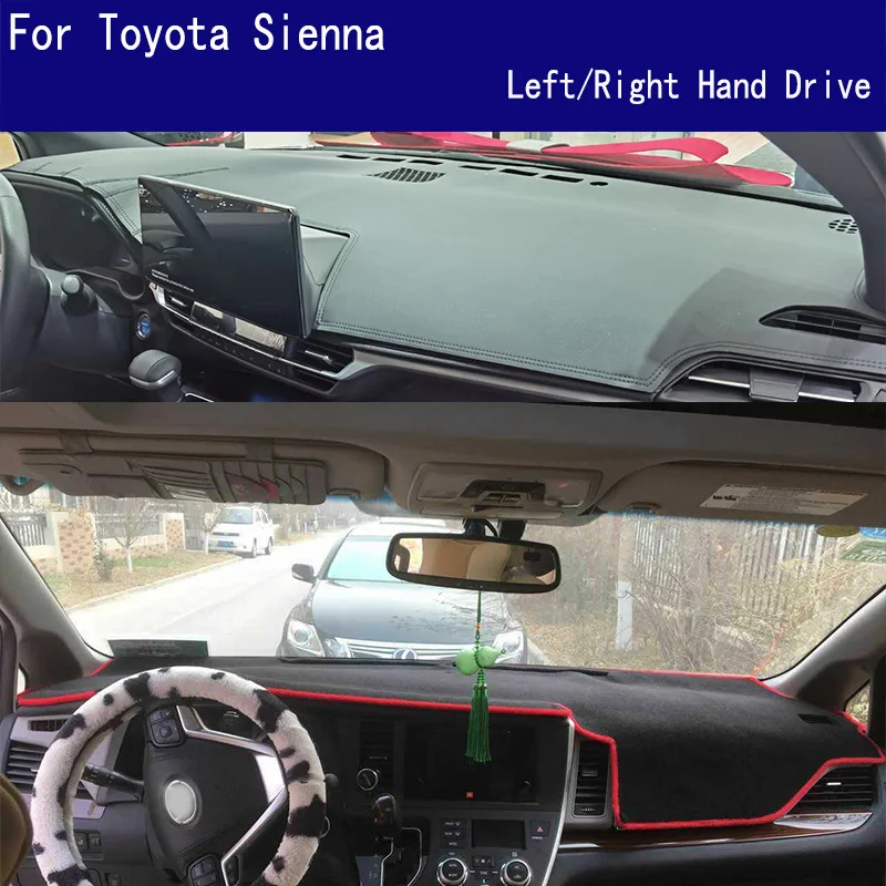 

For Toyota Sienna Electric Dash Mat Dashmat Dashboard Cover Instrument Panel Sunscreen Pad Ornaments