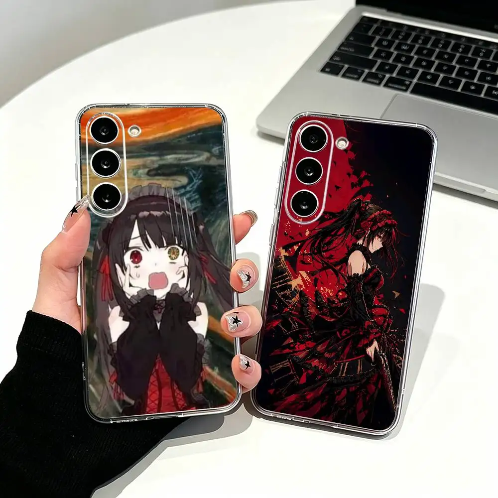 Lover Date A Live -e Clear Phone Case for Samsung Galaxy A71, A70, A52, A51, A40, A30