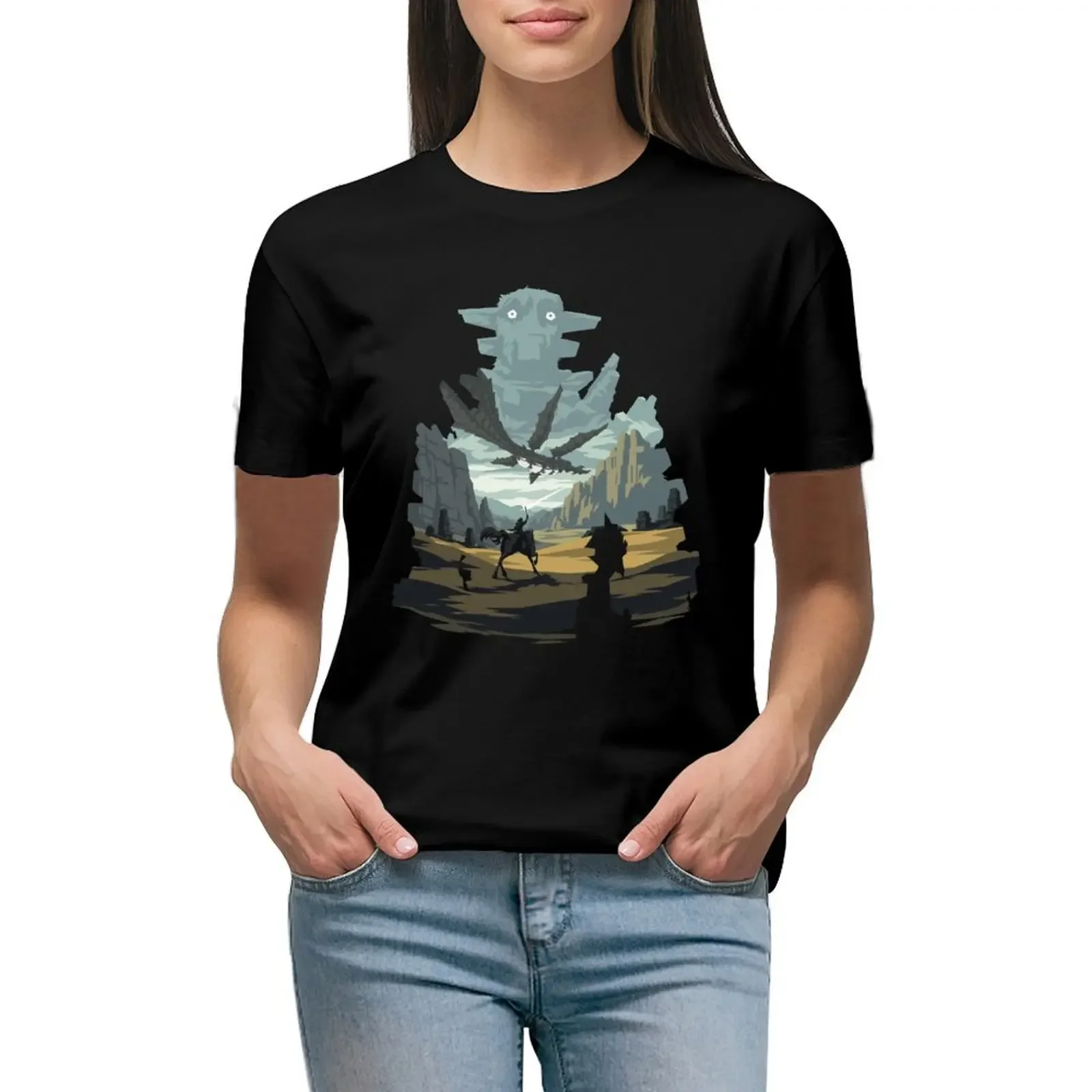 

The Knight T-Shirt graphics new edition summer tops workout t shirts for Women