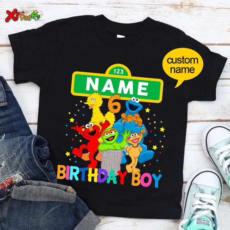 

Mermaid Birthday Girl T Shirt Black Princess T Shirt Funny Shirt for Girl Summer Baby Children's Short Sleeve Teen Girl Clothing