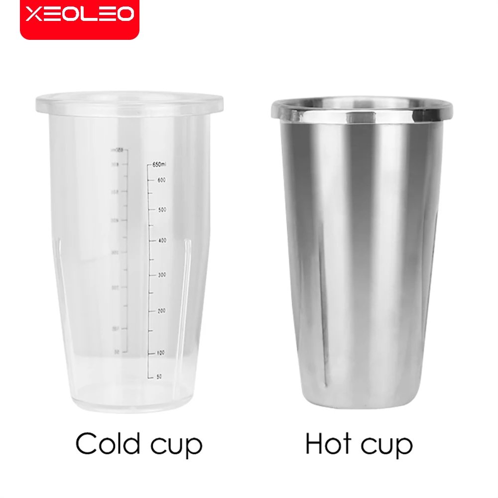 XEOLEO Stainless Steel Milkshaker Commercial Milk Shake Machine Bubble Tea Stirring 18000rpm Double Speed Mixer Beverage Stirre