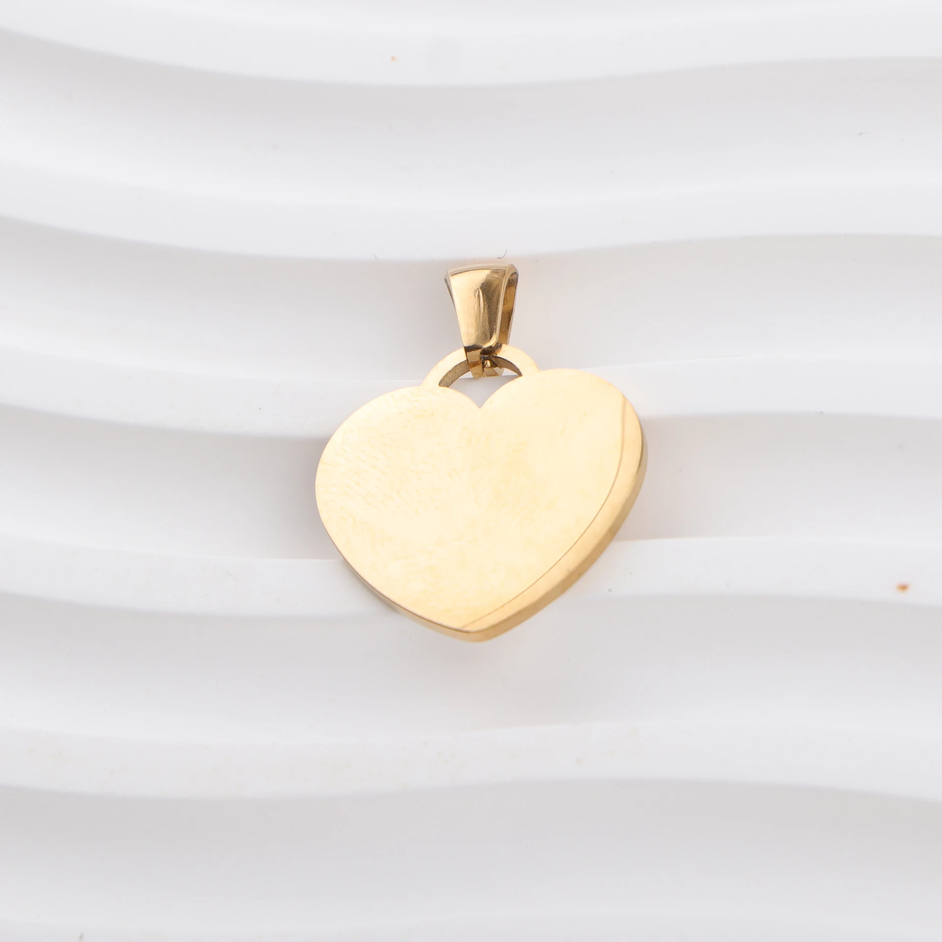 

10pcs/lot Mirror Polished Stainless Steel Blank Love Heart Charms Tags Pendant for DIY Necklace Jewelry Making Accessories