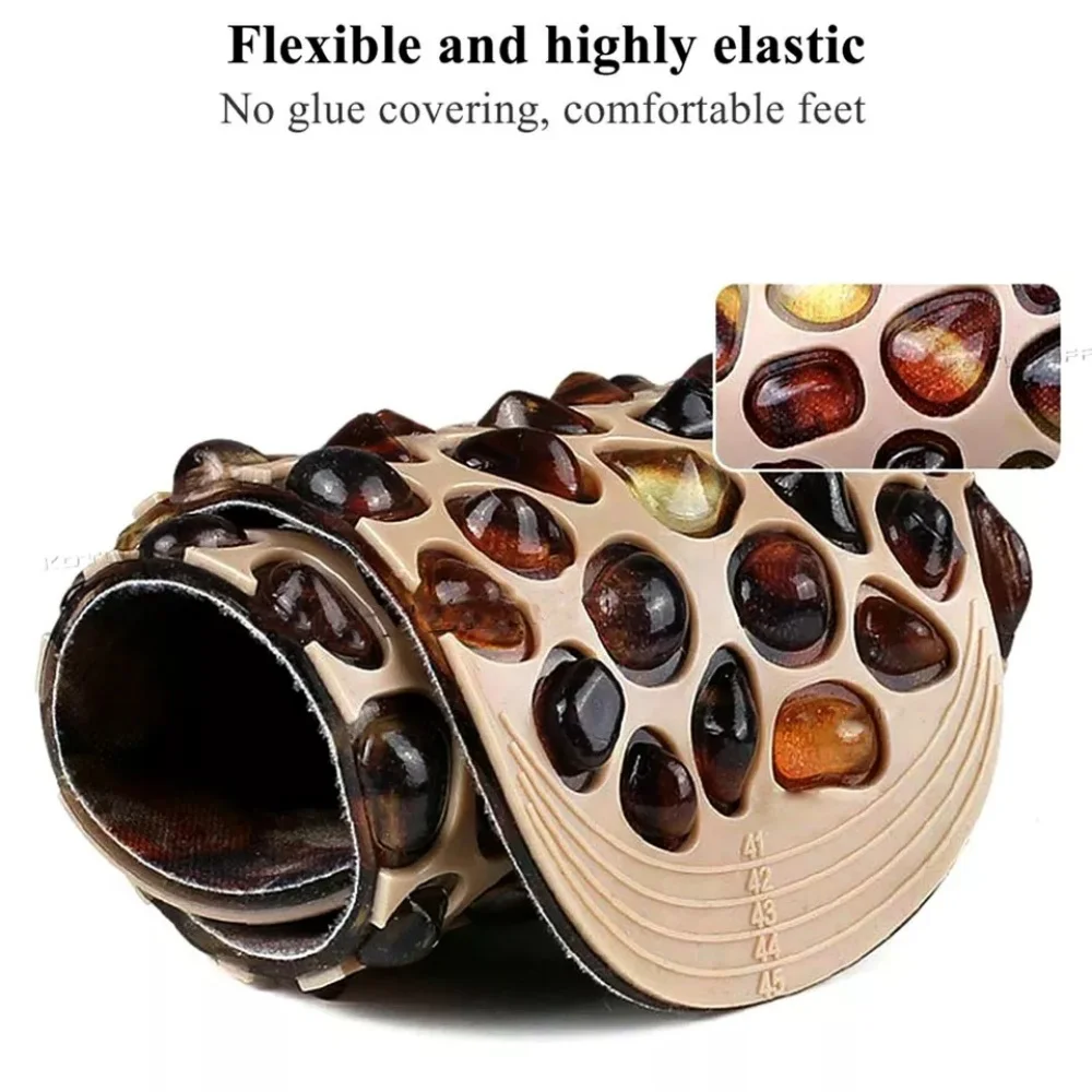 نعال تدليك القدم الحجرية للرجال والنساء ، وسادة صحية ، وسادات أحذية العلاج بالابر ، وعلاج التخسيس ، وفقدان الوزن ، وحجر المشي