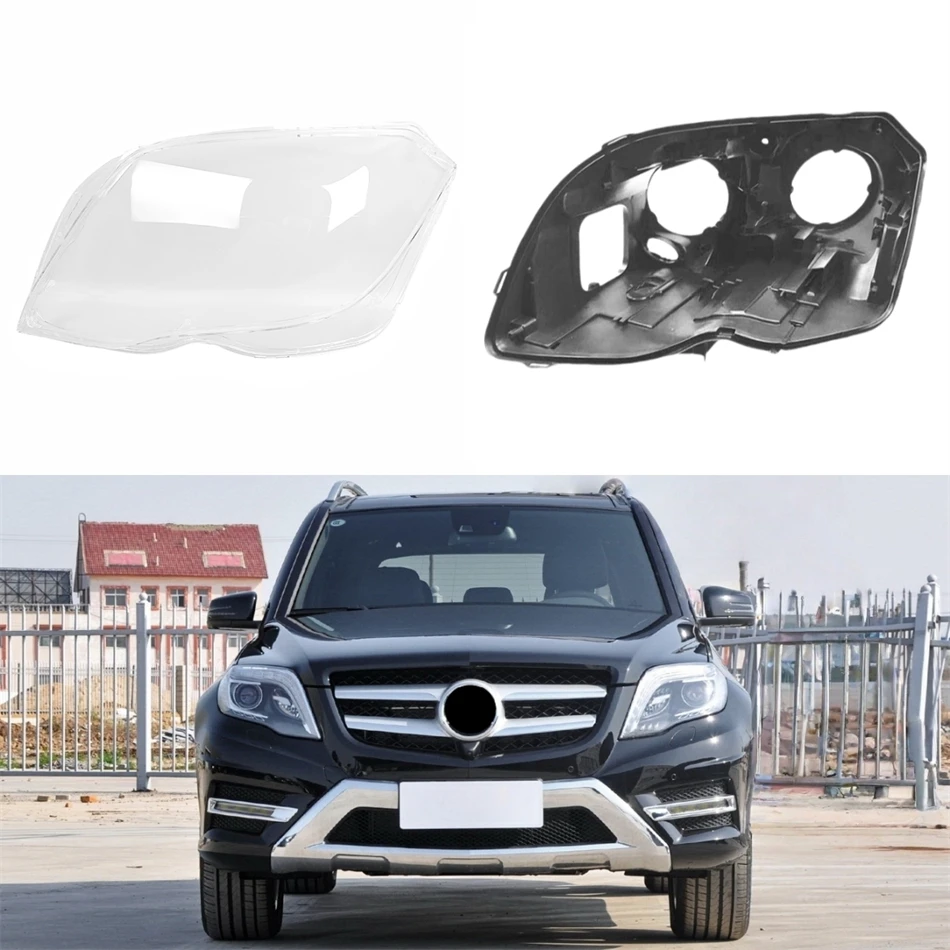 

For Mercedes Benz GLK 2013 2014 2015 GLK200 GLK260 GLK300 Car Base Head Lamp Shell Headlight Base Headlight Glass Cover