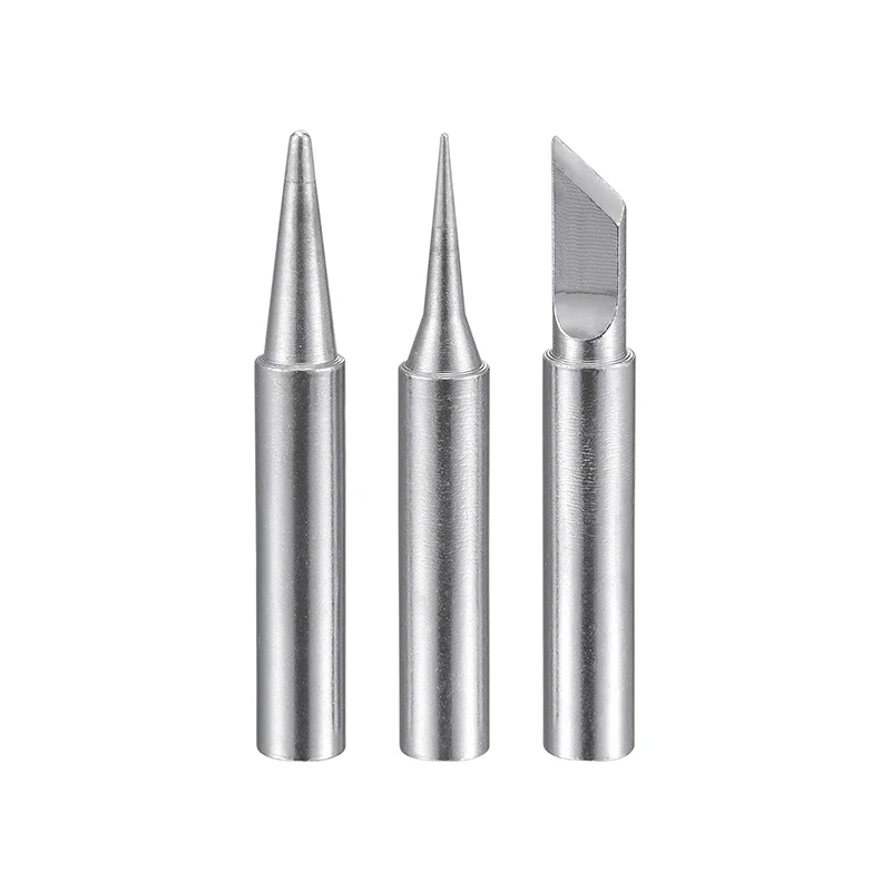 

3pcs Lead-free Soldering Iron Tip I+B+K Series 4mmx41mm Replacements for Soldering Station Solder Iron Head Repair Tools