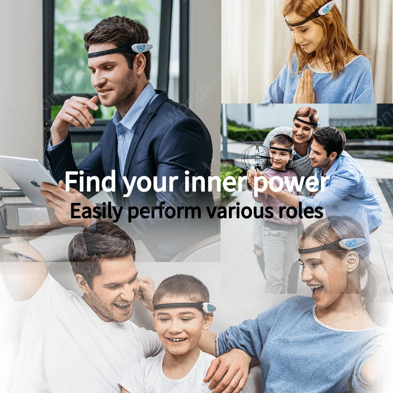 Brainlink Lite Headset Ultralicht EEG PU-hoofdband Mind Control-apparaat voor mentale fitness Draadloze Mindlink-sensor met SDK