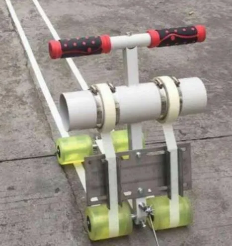 Manual Tire Basketball Court Tape Machine Corner Tape Machine Garage Epoxy Floor Edge Marking Tool Tape Machine