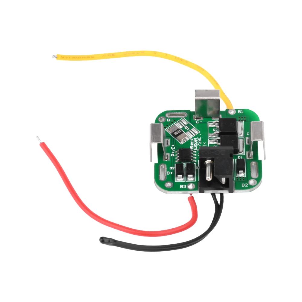 BMS 4S 14.8V 2A Dual MOS 18650 Lithium Battery Charging Protection Board Li-ion Power Bank Charger With Wire