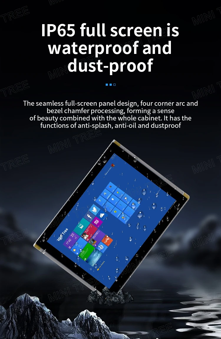 21.5 inch Yohirs Industrial Embedded Panel PC N100/i5 1235U/1155G71920x1080 LCD Win11 Touchscreen Tablet Computer