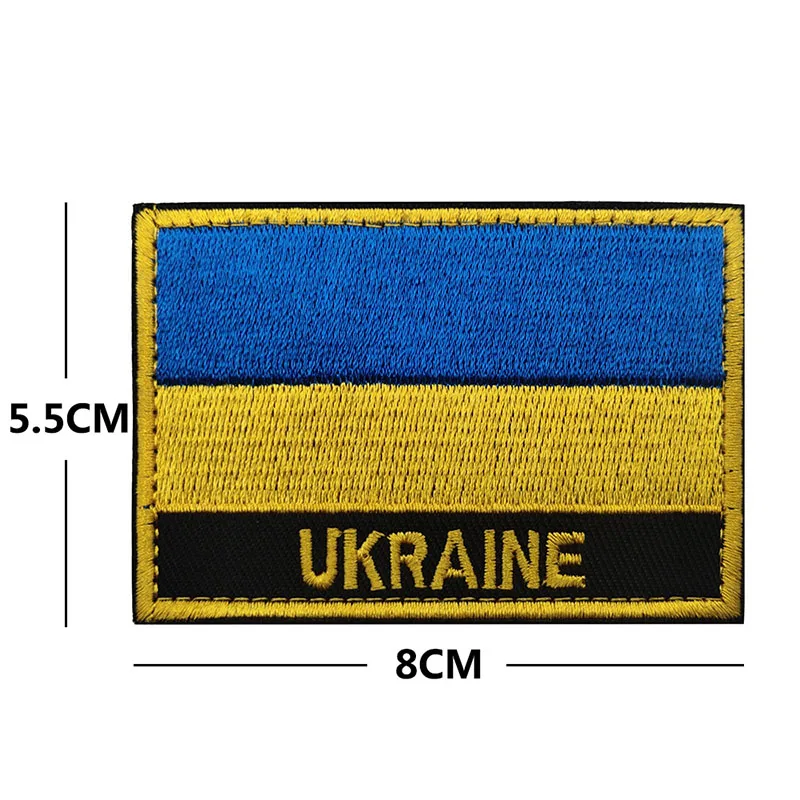 PVC aircraft emblem, embroidered Ukrainian flag, hook and loop patch, armband, military fan tactical bag patches, morale badge