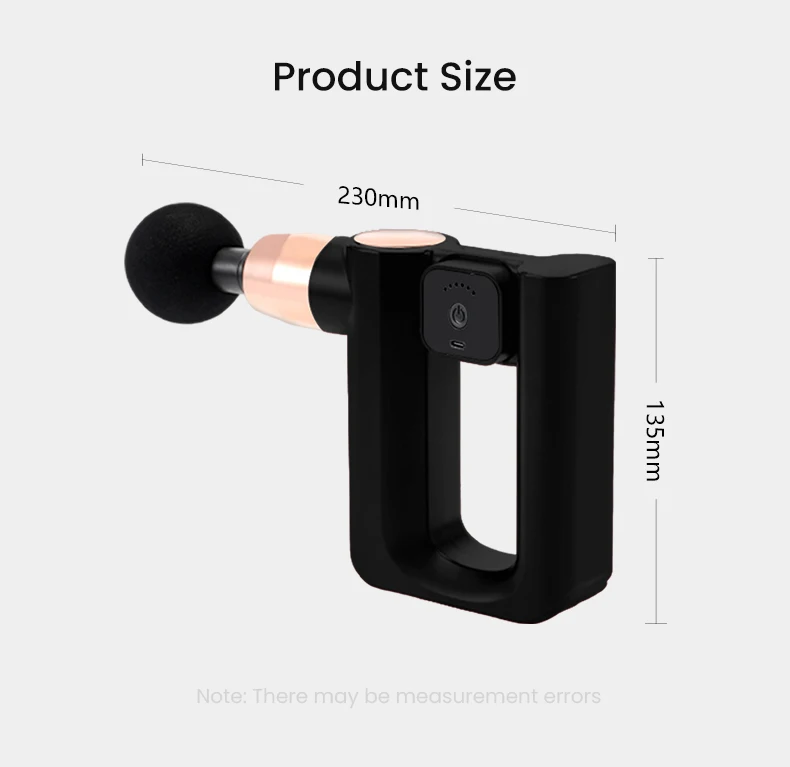 Smart Library New Custom Logo Portable Fascia Deep Tissue Massage Mini Gun Style Massager