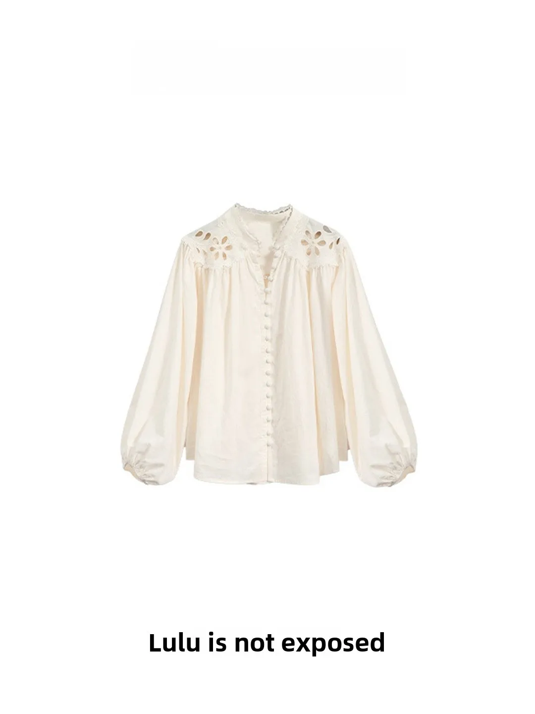 

Loose Fit Embroidered Cotton Linen Open Cardigan Lazy Sle Lantern Sve Women's irt Top Daily Wear Comfortable Regular L...