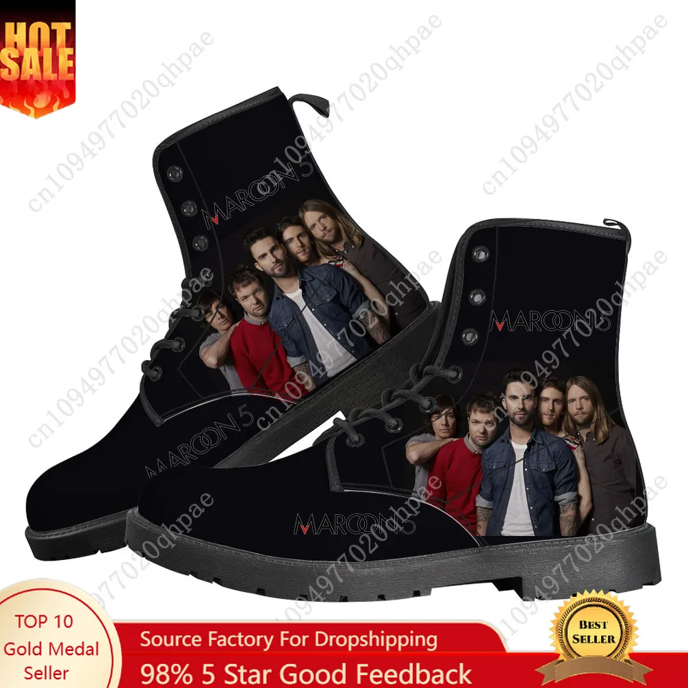 Maroon 5 Boots Mens Womens Teenager Shoes Casual Boot Outdoor Light High Quality Couple Print on Demand Customize Shoe