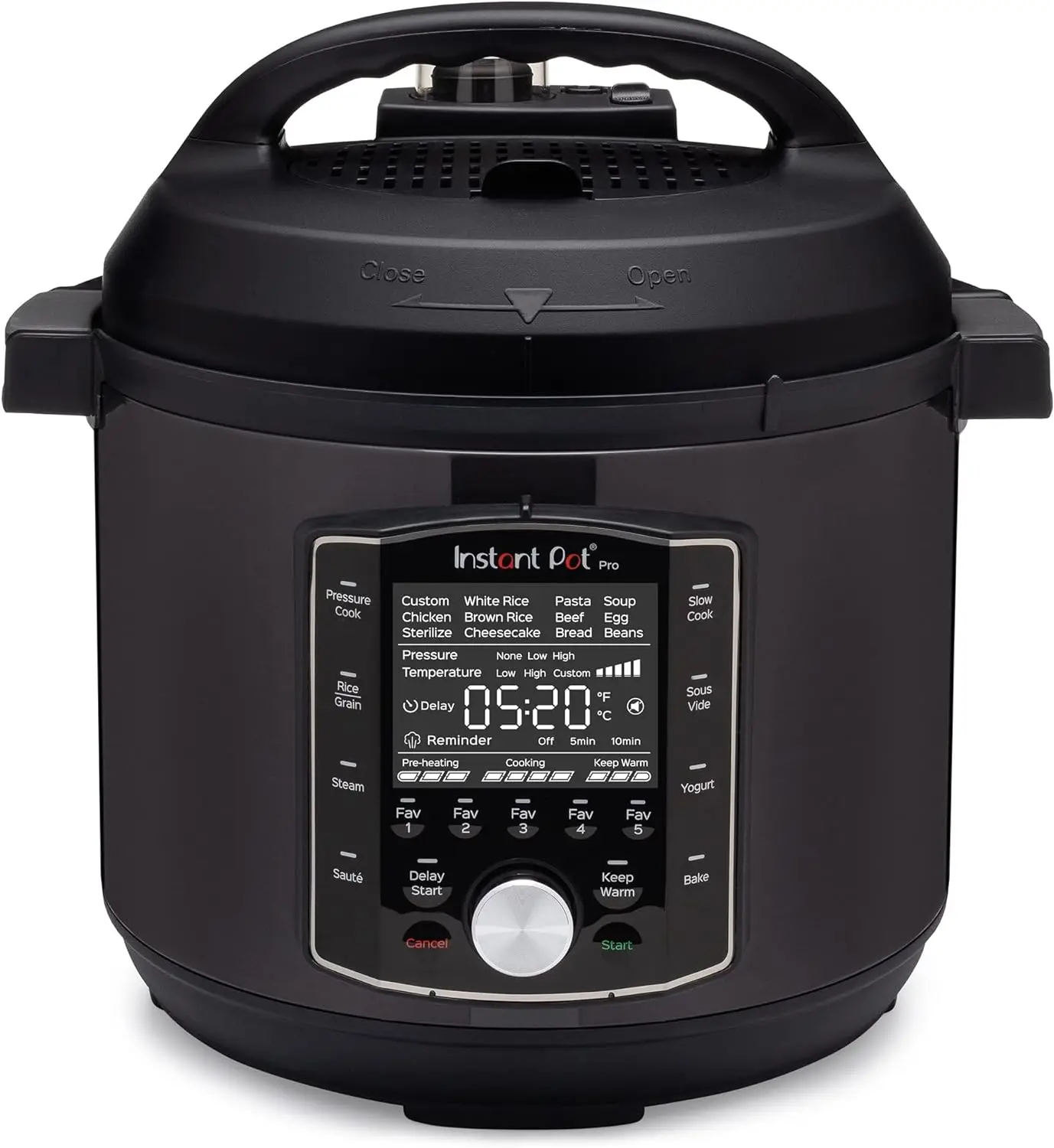 Instant Pot Pro 10-in-1 Pressure Cooker, Slow Cooker, Rice/Grain Cooker, Steamer, Sauté, Sous Vide, Yogurt Maker, Sterilizer